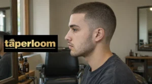 Man with a fresh 4 guard buzz cut showing the half inch length