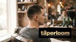8 guard buzz cut with a low taper shown from the side in a barbershop