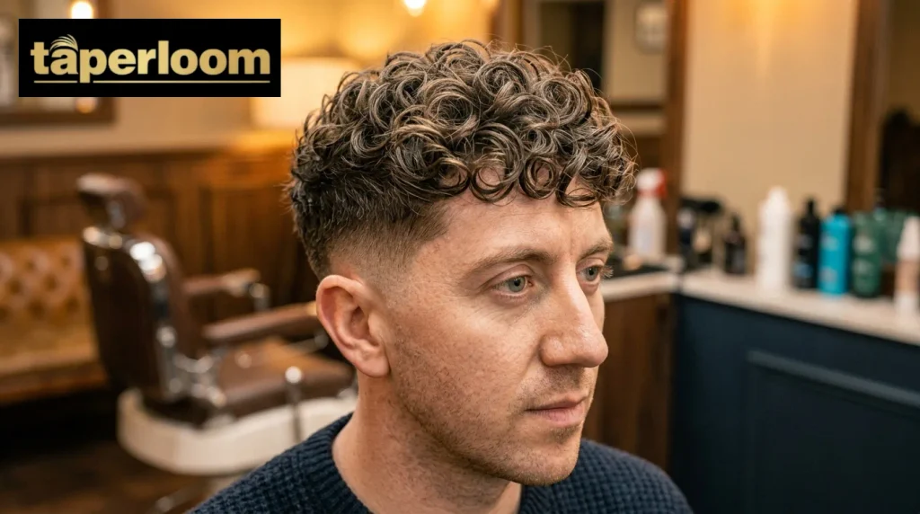 Curl-forward crop with a tapered perimeter and defined curl clusters.