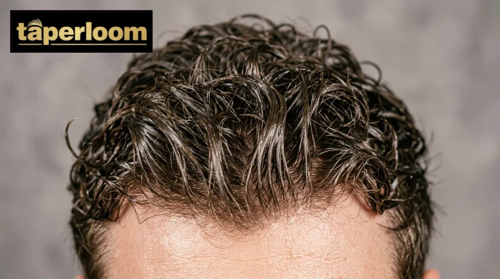 hair weighed down and flattened by using too much heavy pomade product.
