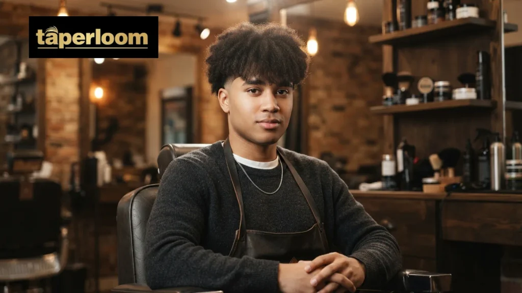 Low Taper Fade Fluffy Fringe