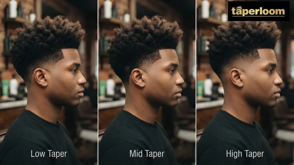 Low Taper vs Mid vs High Taper"