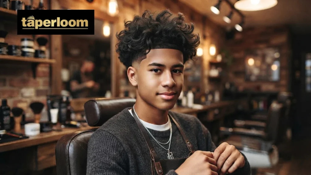 Modern Fluffy Taper Fade"