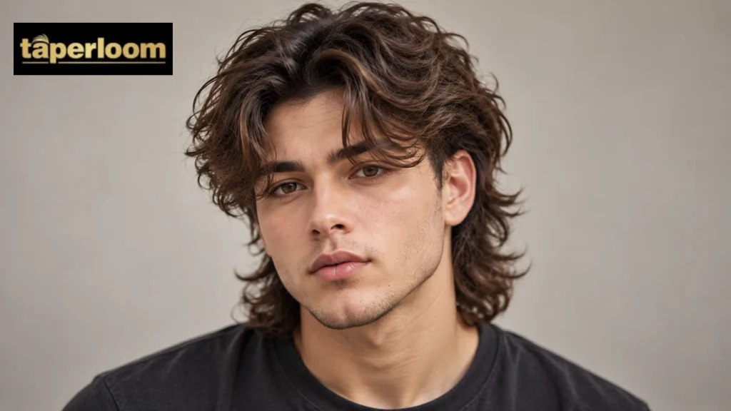 Wavy mullet fringe and length proportions